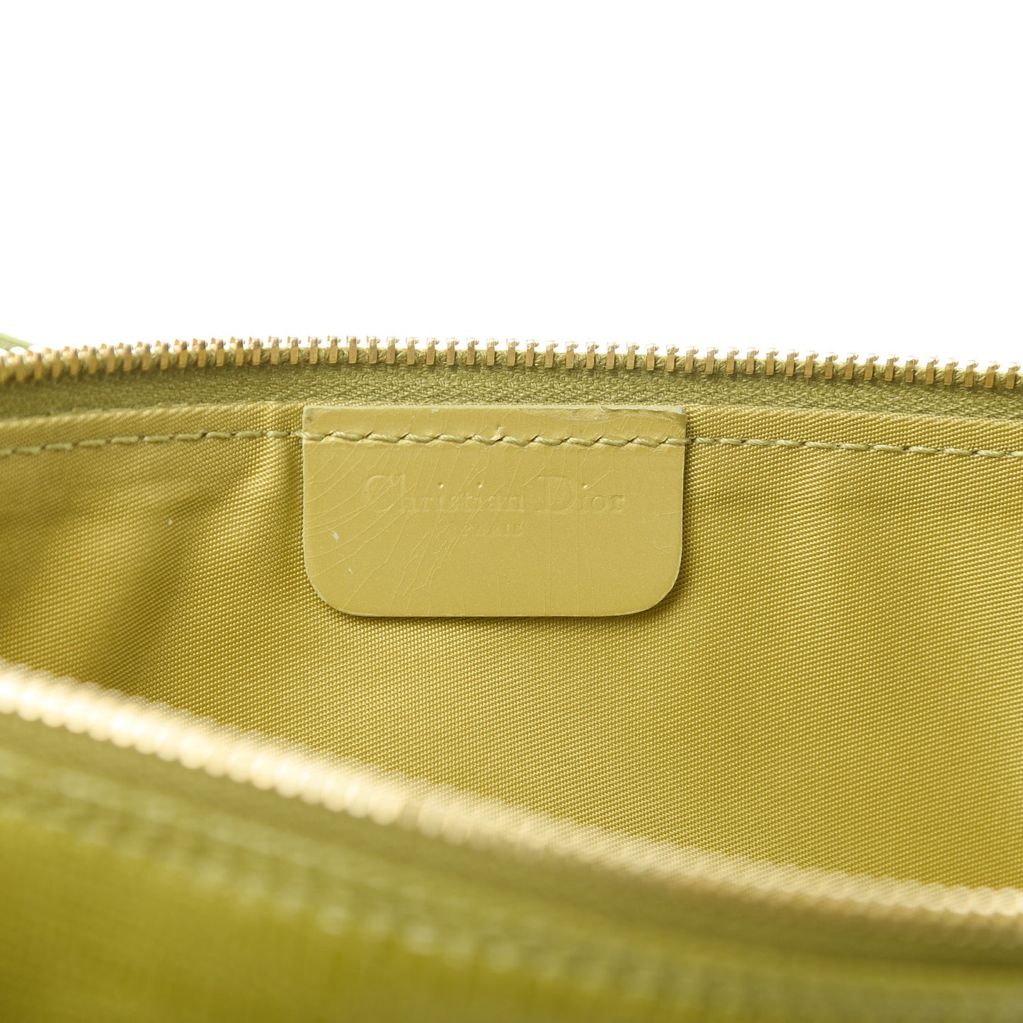 Lizard Mini Saddle Pochette Green