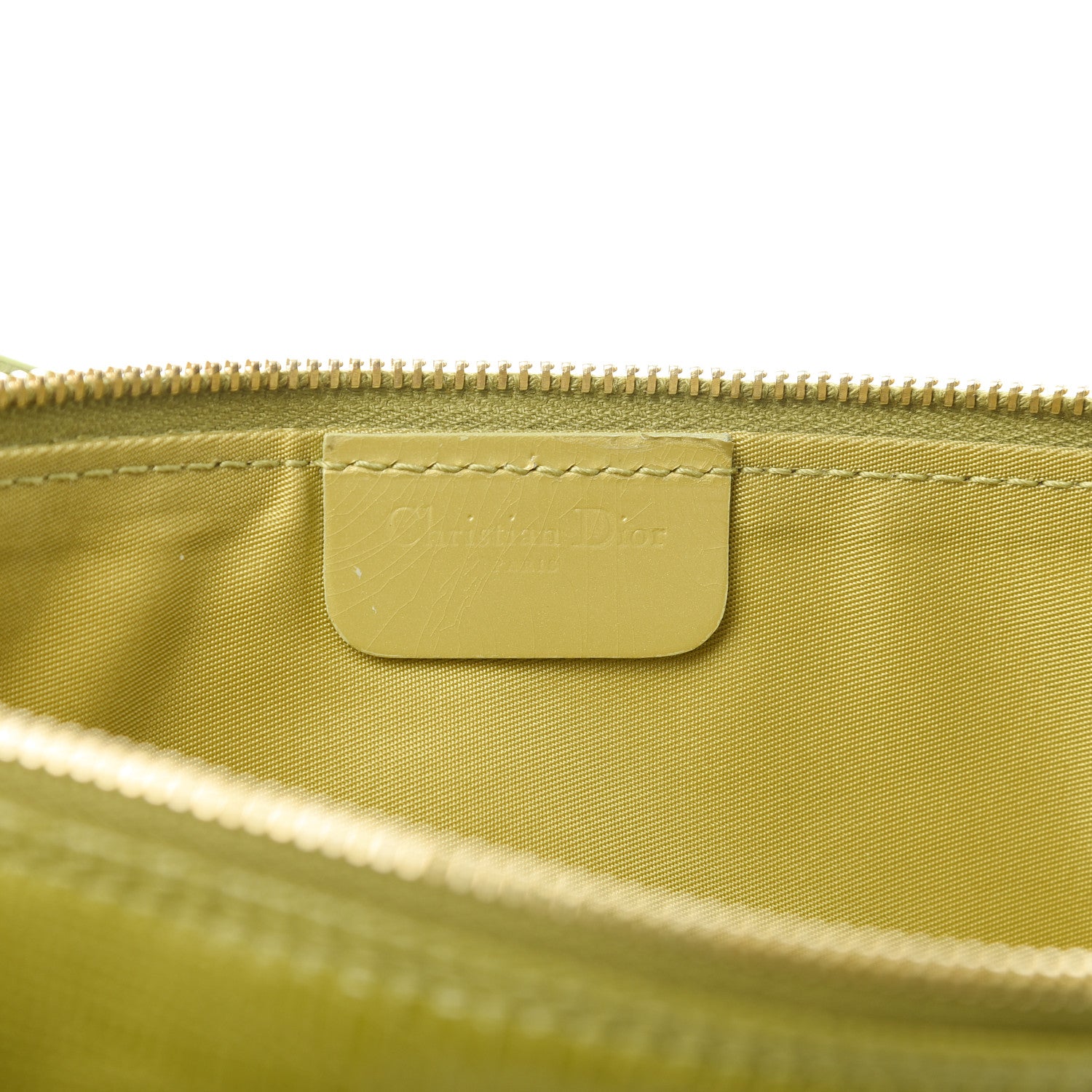 Christian Dior Lizard Mini Saddle Pochette Green 8 of 10