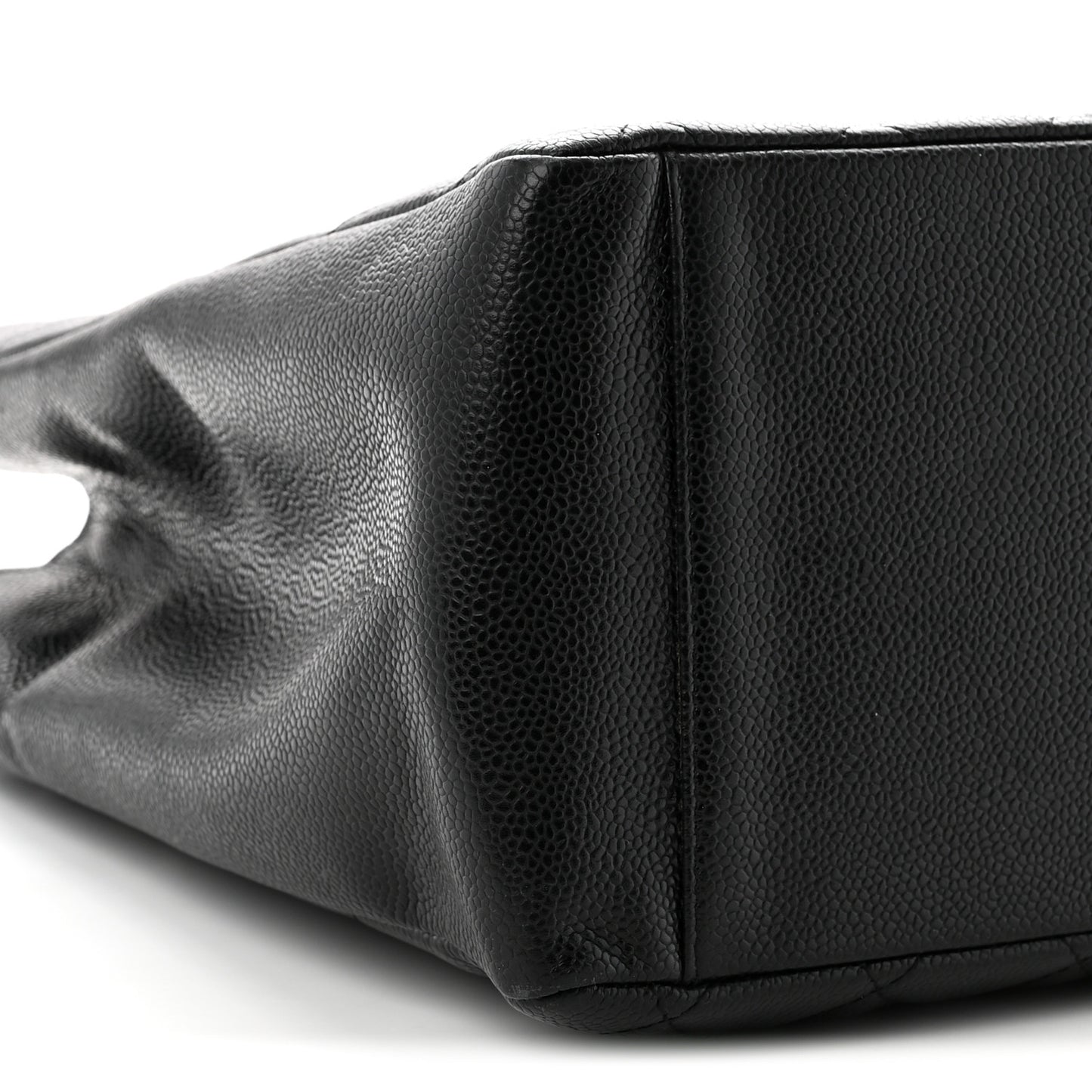 Caviar Quilted Grand Shopping Tote GST Black