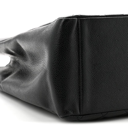Chanel Caviar Quilted Grand Shopping Tote GST Black 9 of 10