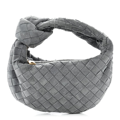 Bottega Veneta Suede Intrecciato Mini Jodie Thunder 1 of 9