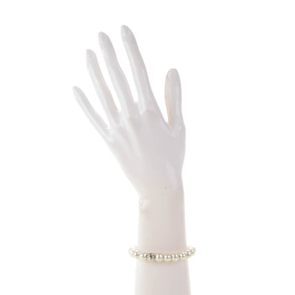David Yurman Sterling Silver Pearl 8mm Spiritual Bead Bracelet 2 of 5