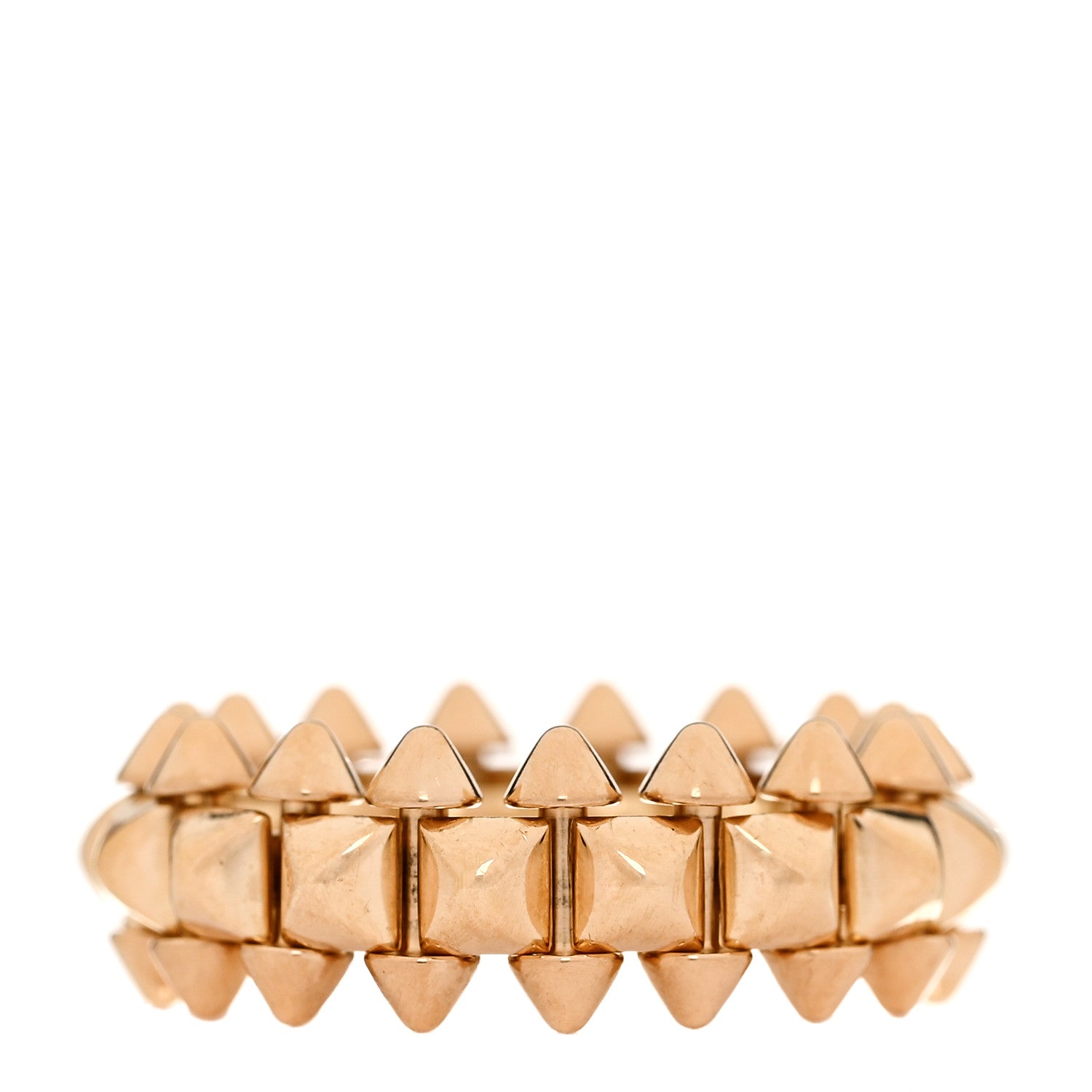 Cartier 18K Pink Gold MM Clash De Cartier Ring 53 6.5 3 of 5