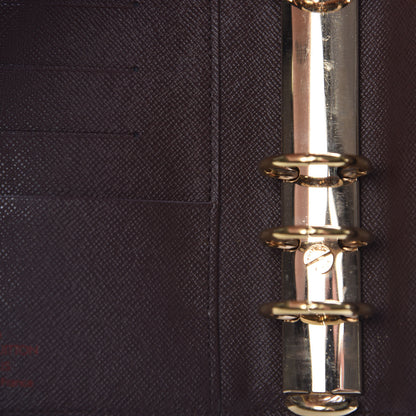Louis Vuitton Damier Ebene Medium Ring Agenda Cover 8 of 10