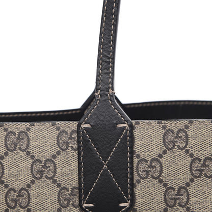 Gucci GG Supreme Monogram Small Reversible Tote Dark Brown 11 of 17