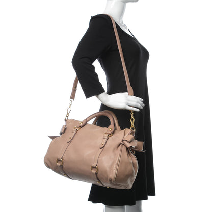 Miu Miu Vitello Medium Bow Bag Cammeo 2 of 27