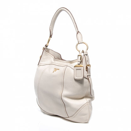 Prada Vitello Daino Hobo Talco 5 of 9