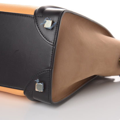 Celine Baby Grained Calfskin Nubuck Micro Tri-Color Luggage Corn 10 of 10
