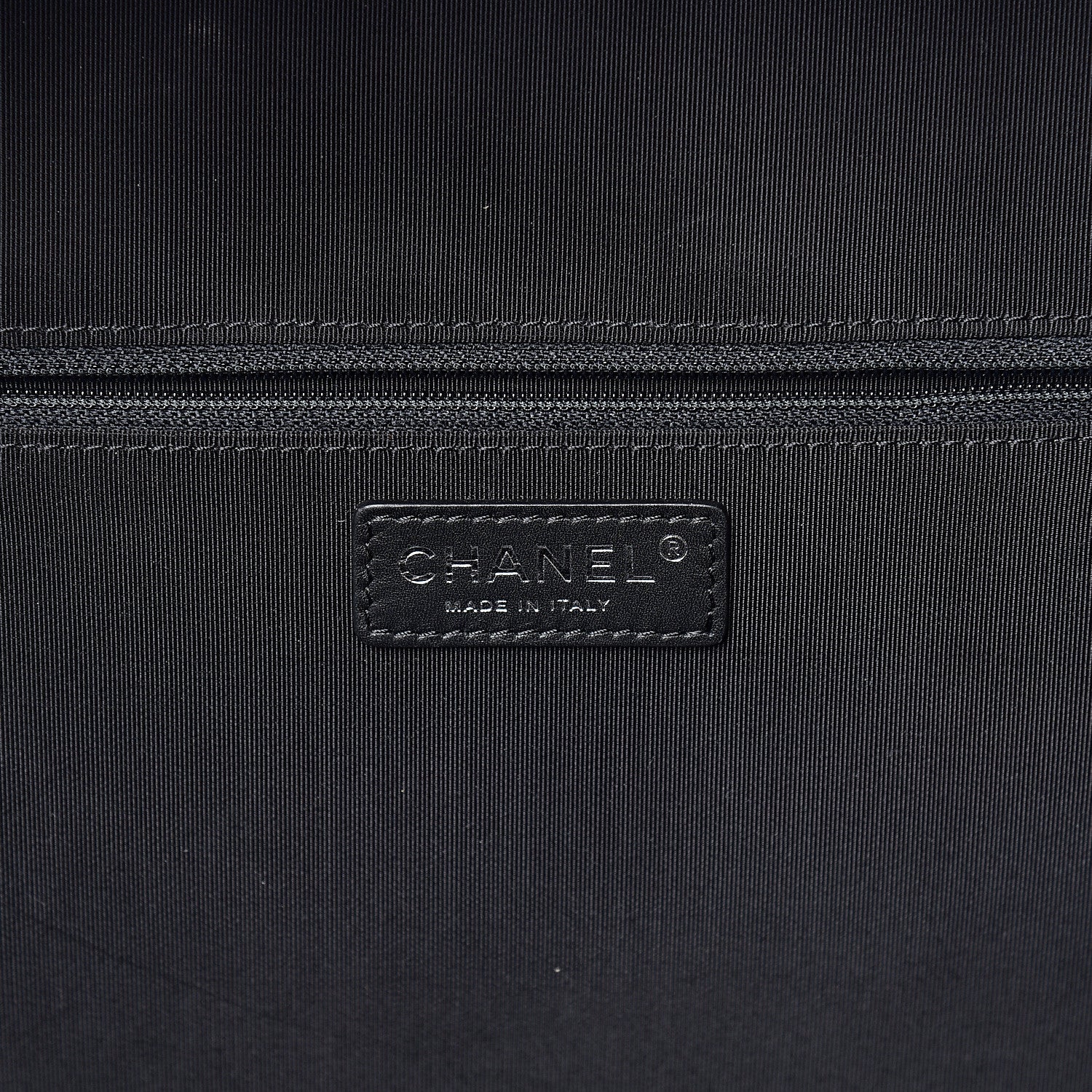 Chanel Calfskin Quilted Large Airlines Round Trip Bowling Bag Black 5 of 10
