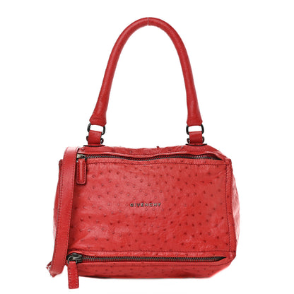 Givenchy Ostrich Small Pandora Red 1 of 9