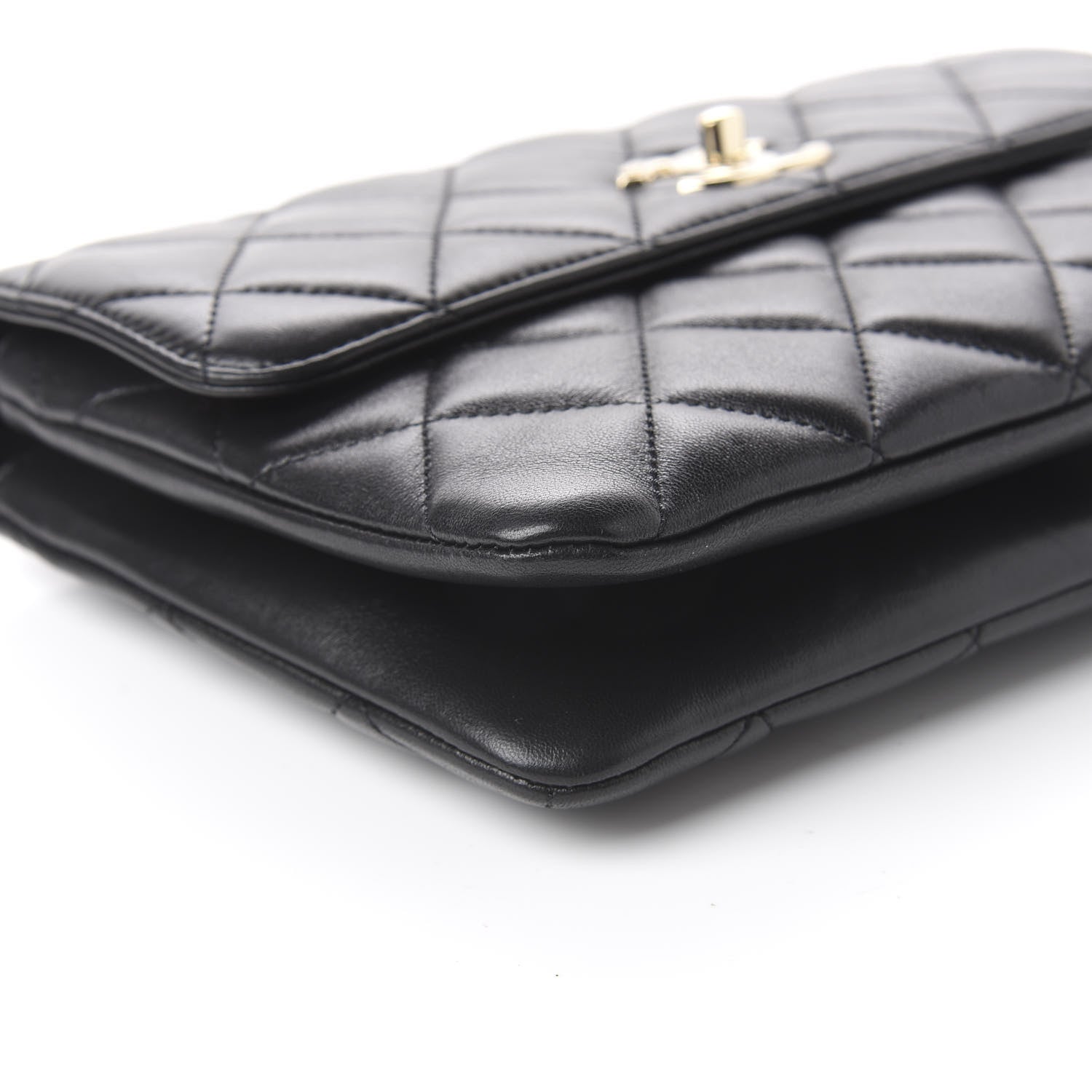 Chanel Lambskin Quilted Medium Trendy CC Flap Black 8 of 10