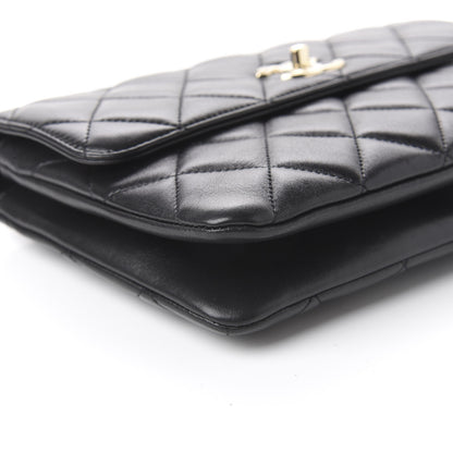 Chanel Lambskin Quilted Medium Trendy CC Flap Black 8 of 10