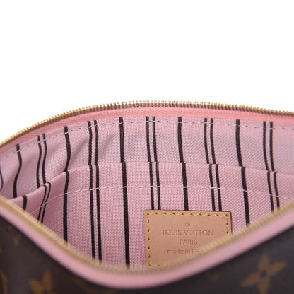 Louis Vuitton Monogram Neverfull MM GM Pochette Rose Ballerine 8 of 9