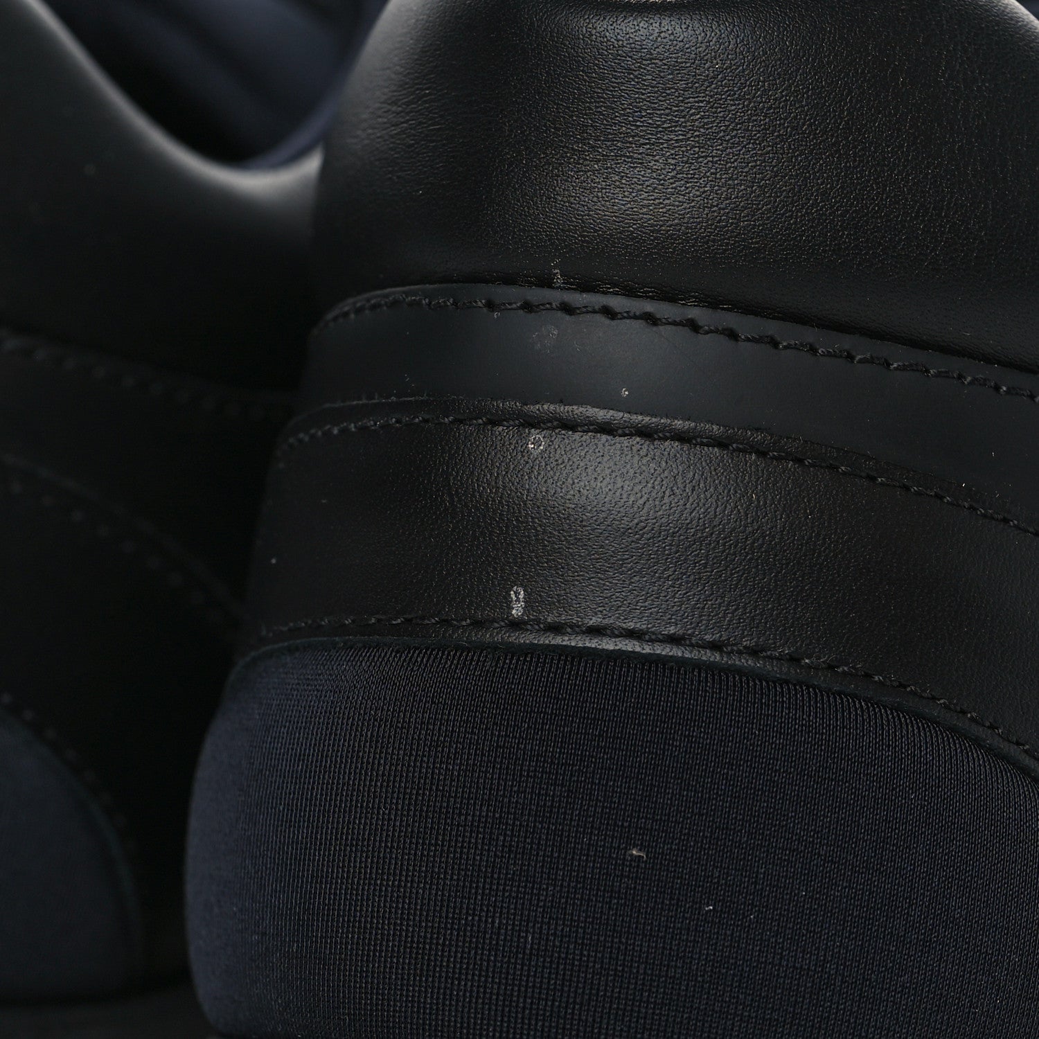 Chanel Fabric Calfskin Suede Mens CC Sneakers 45 Black 11 of 11