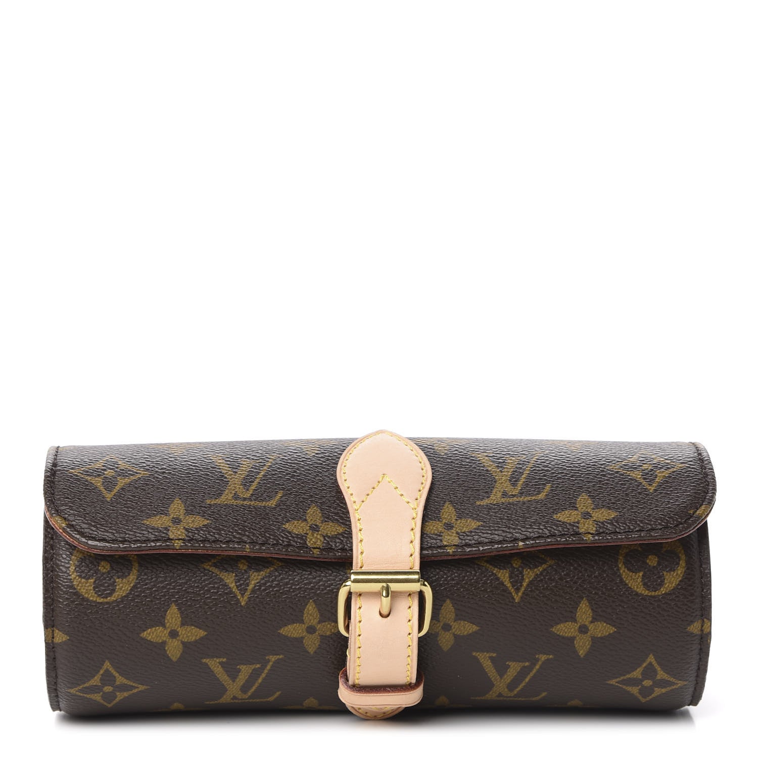 Louis Vuitton Monogram 3 Watch Travel Case 1 of 10