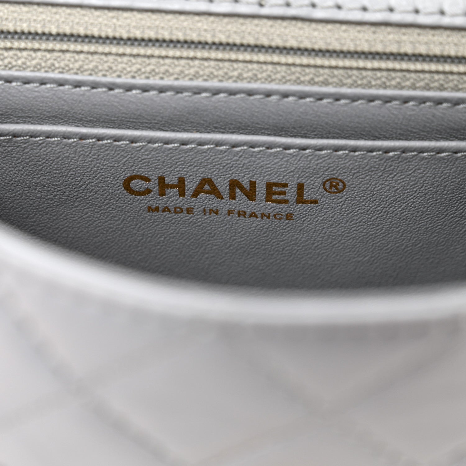 Chanel Aged Calfskin Quilted 2.55 Reissue Mini Flap Grey 6 of 10