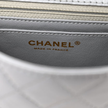 Chanel Aged Calfskin Quilted 2.55 Reissue Mini Flap Grey 6 of 10
