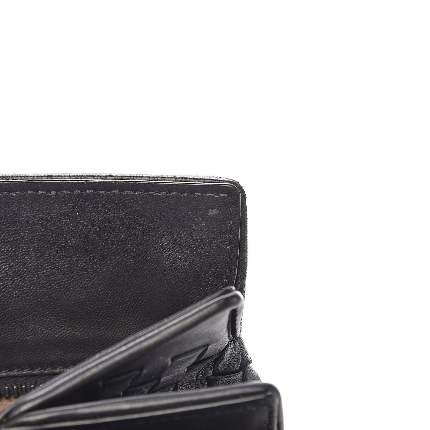 Nappa Intrecciato Small Accordion Tote Black