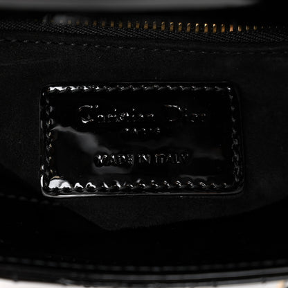 Christian Dior Patent Cannage Mini Lady Dior Black 7 of 10