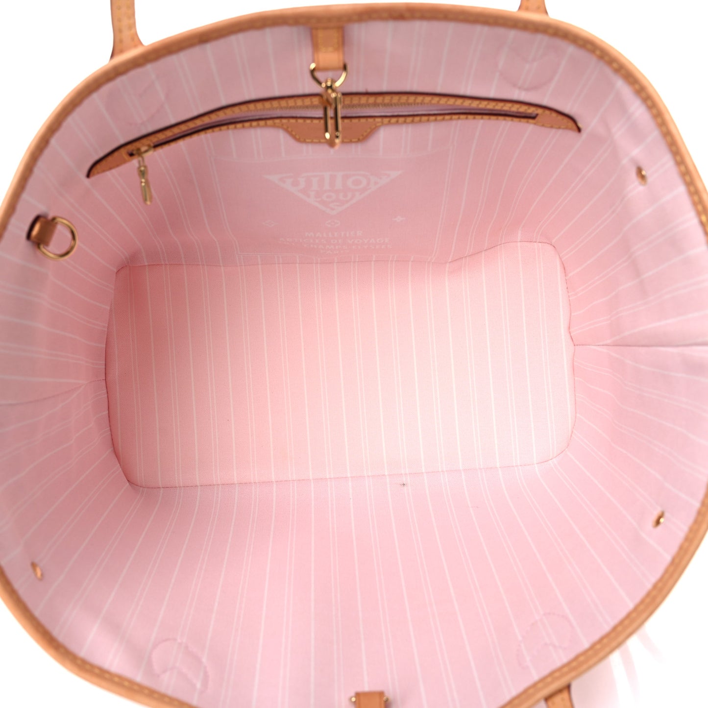 Monogram Giant By The Pool Neverfull MM Light Pink