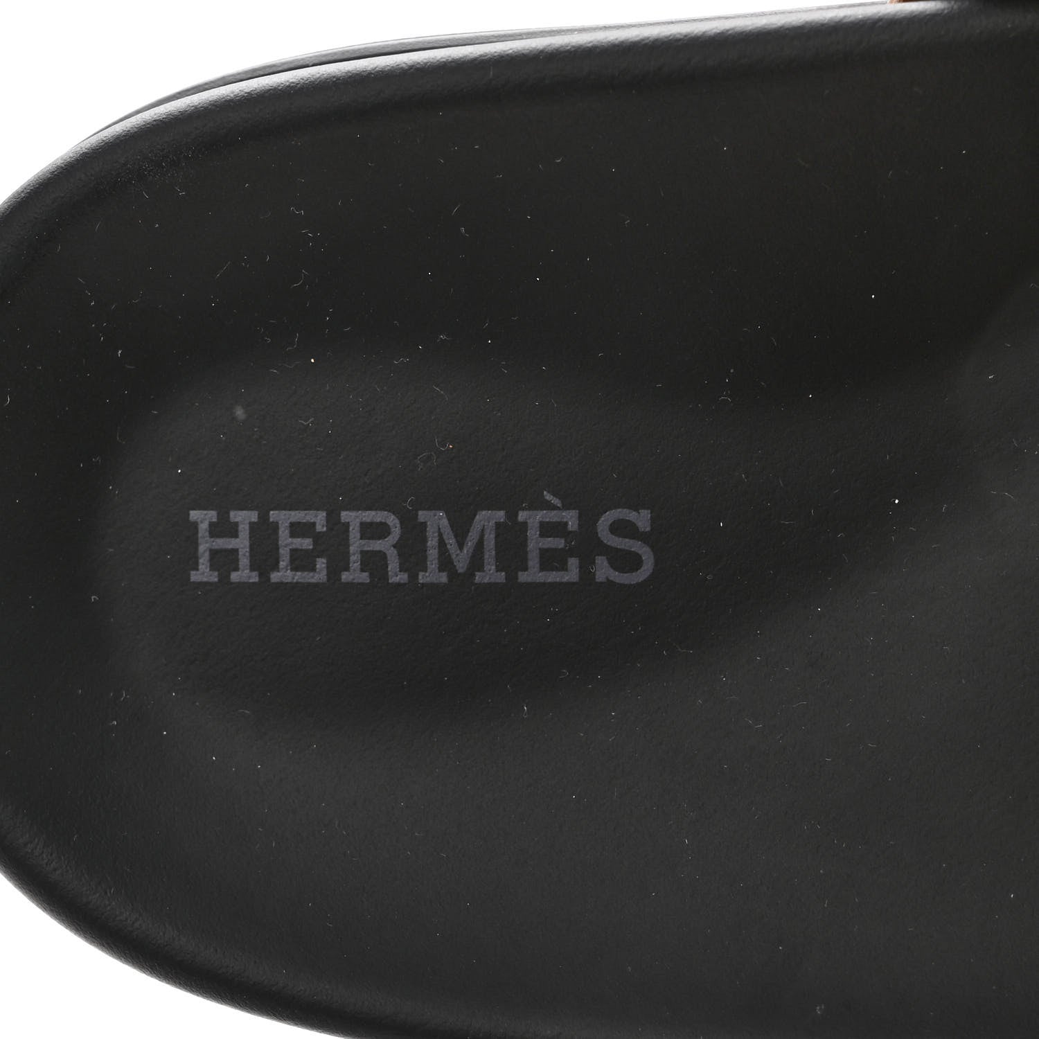 Hermes Calfskin Womens Chypre Sandals 37 Naturel 7 of 8