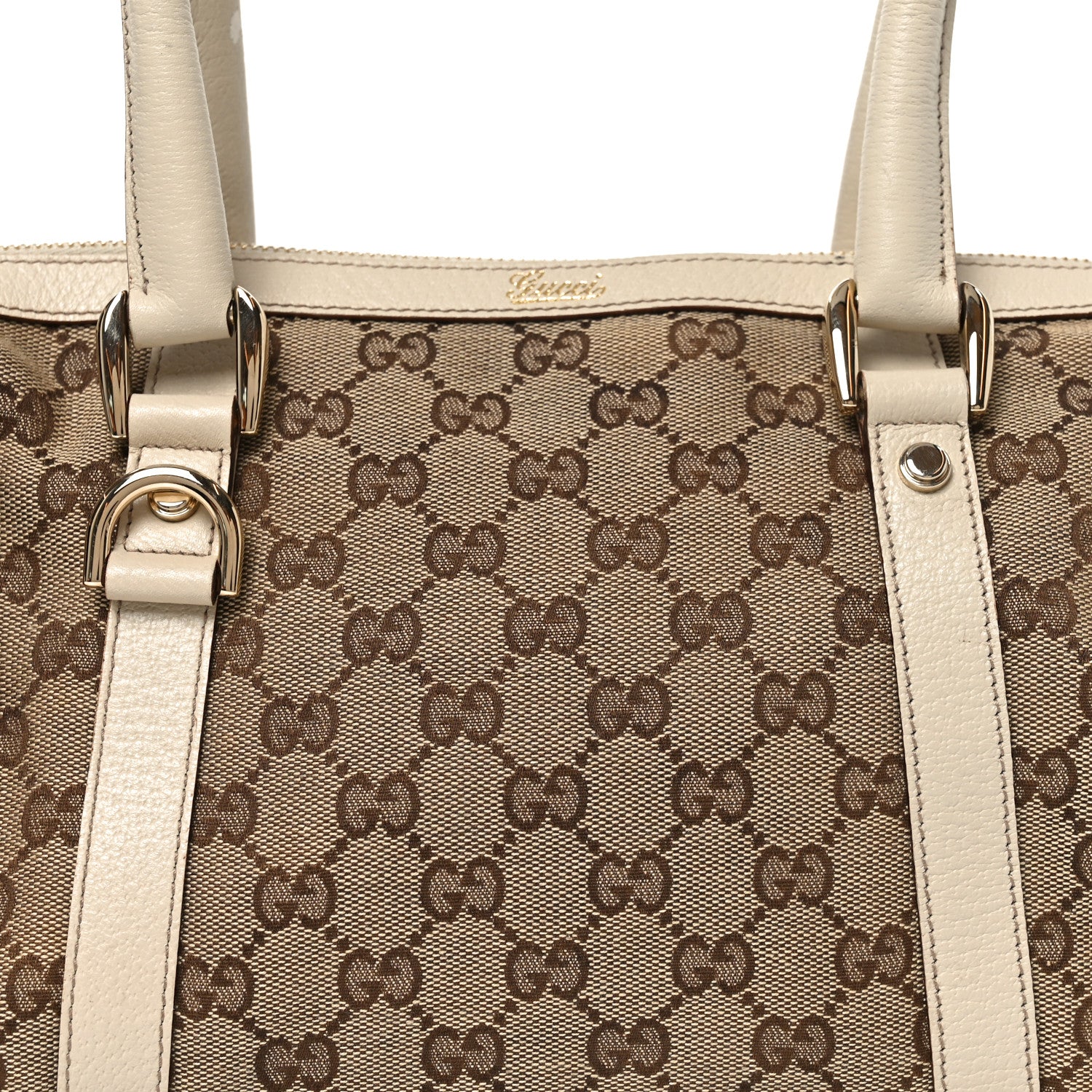 Gucci Monogram Small Abbey Boston Off White 8 of 10