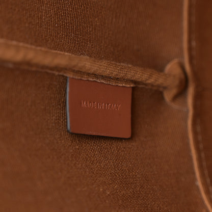 Celine Triomphe Canvas Calfskin Small Bucket Bag Tan 7 of 10