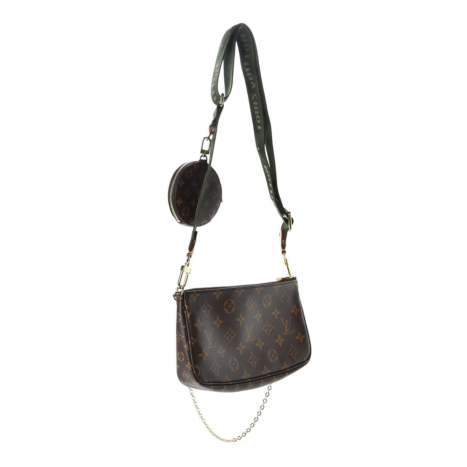 Louis Vuitton Monogram Multi Pochette Accessories Kaki 3 of 7