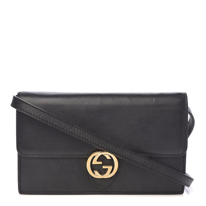 Gucci Calfskin Icon Wallet Black 1 of 11