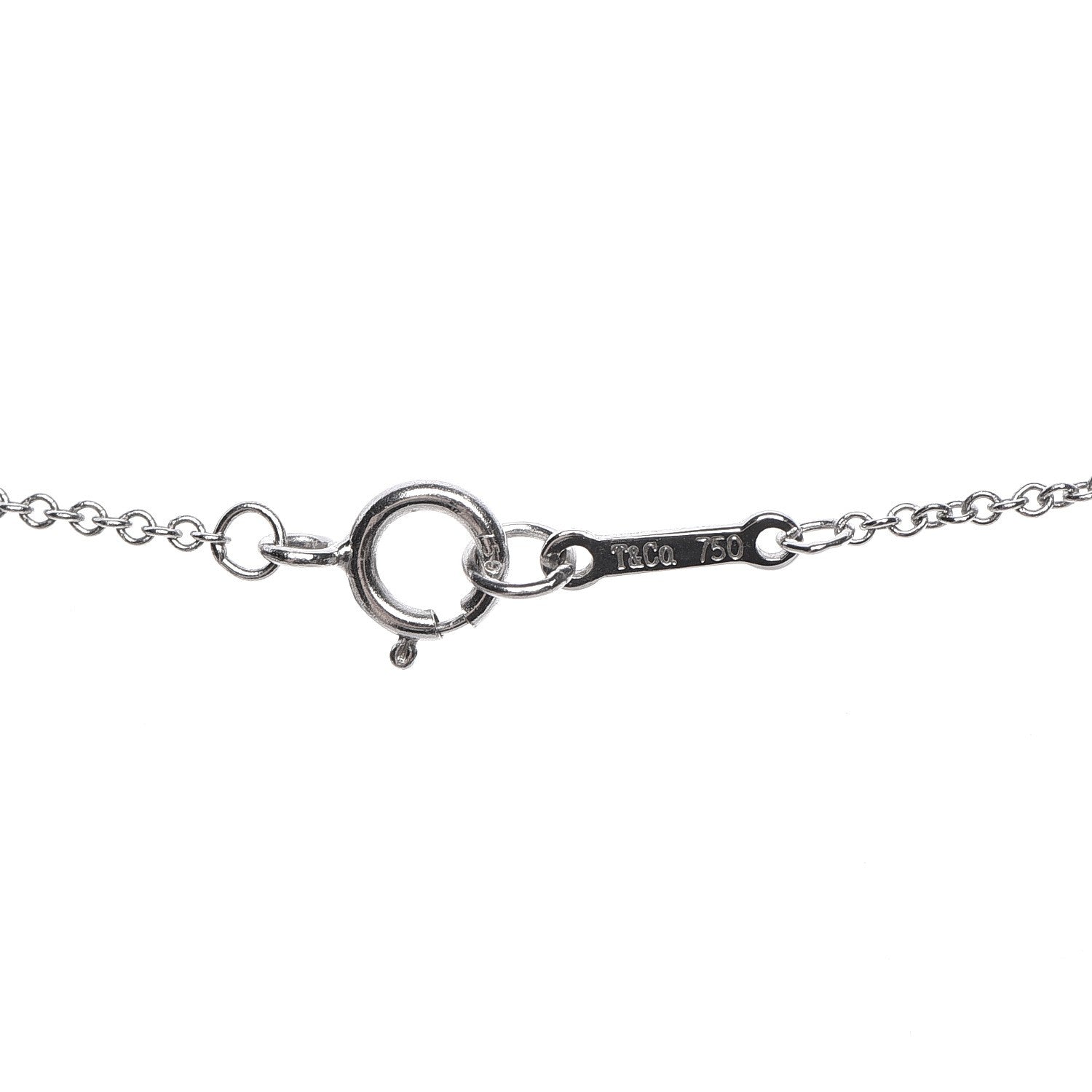 Tiffany 18K White Gold Diamond Paloma Picasso Graffiti X Pendant Necklace 6 of 16