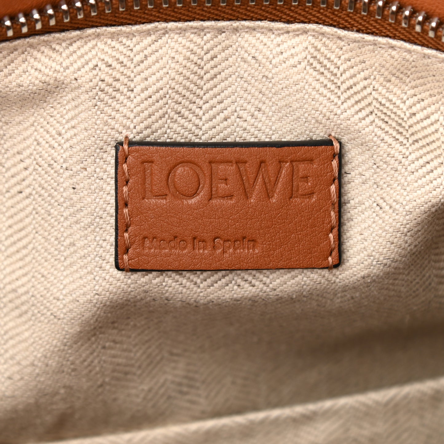 Calfskin Medium Puzzle Bag Tan