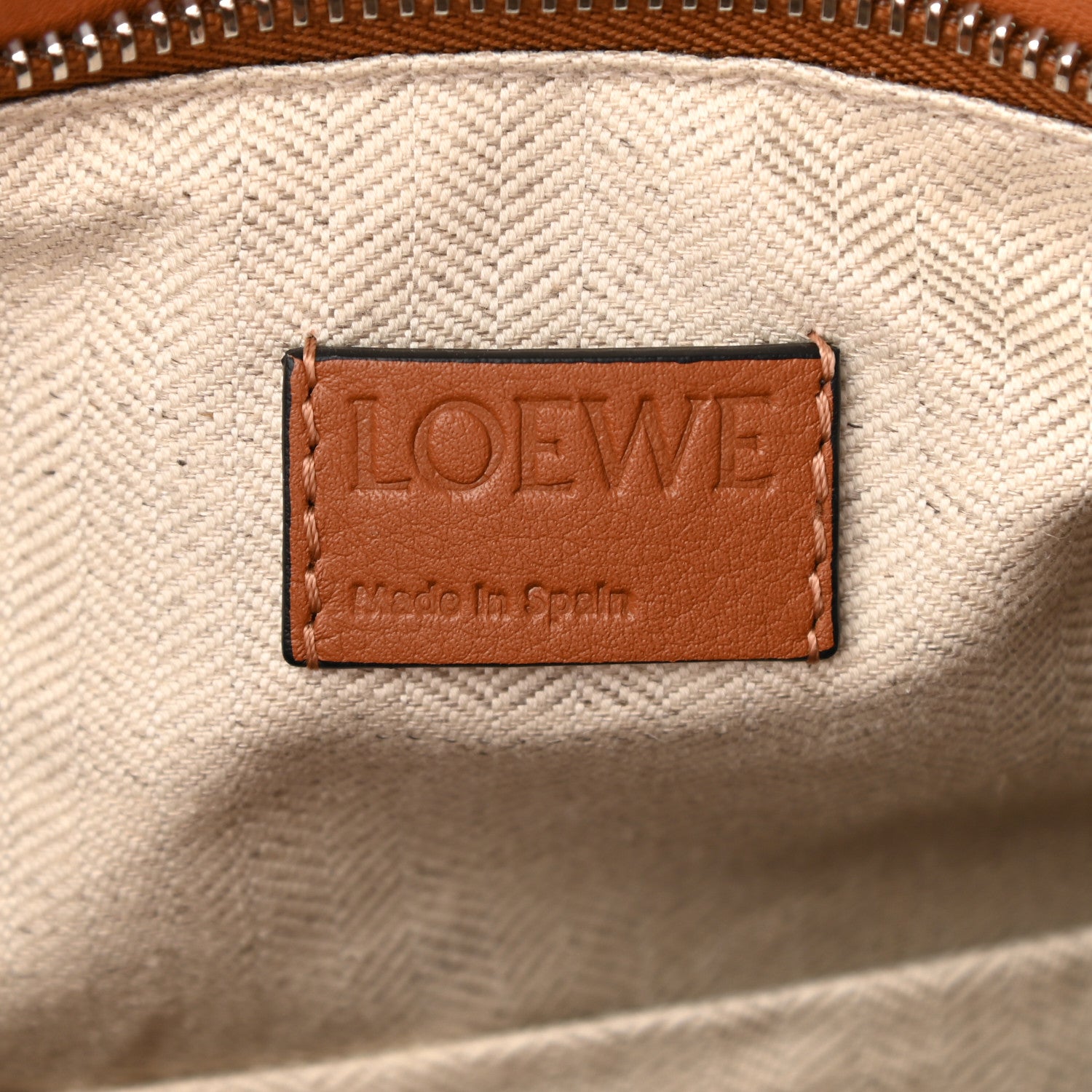 Loewe Calfskin Medium Puzzle Bag Tan 6 of 8