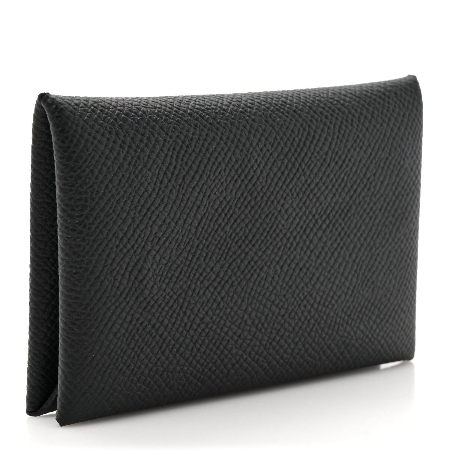 Hermes Epsom Calvi Card Case Black 3 of 8