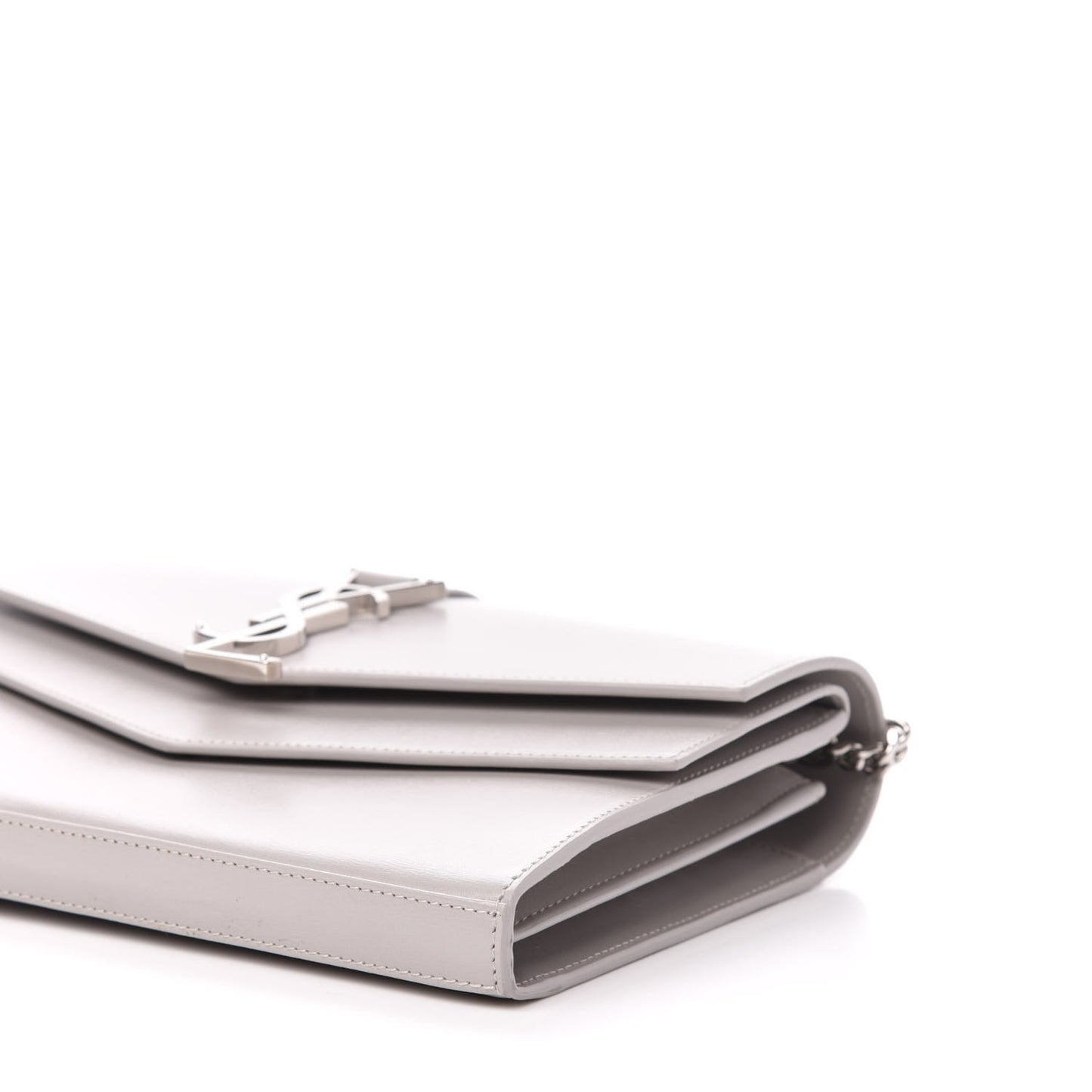 Smooth Calfskin Sulpice Monogram Chain Wallet Light Natural