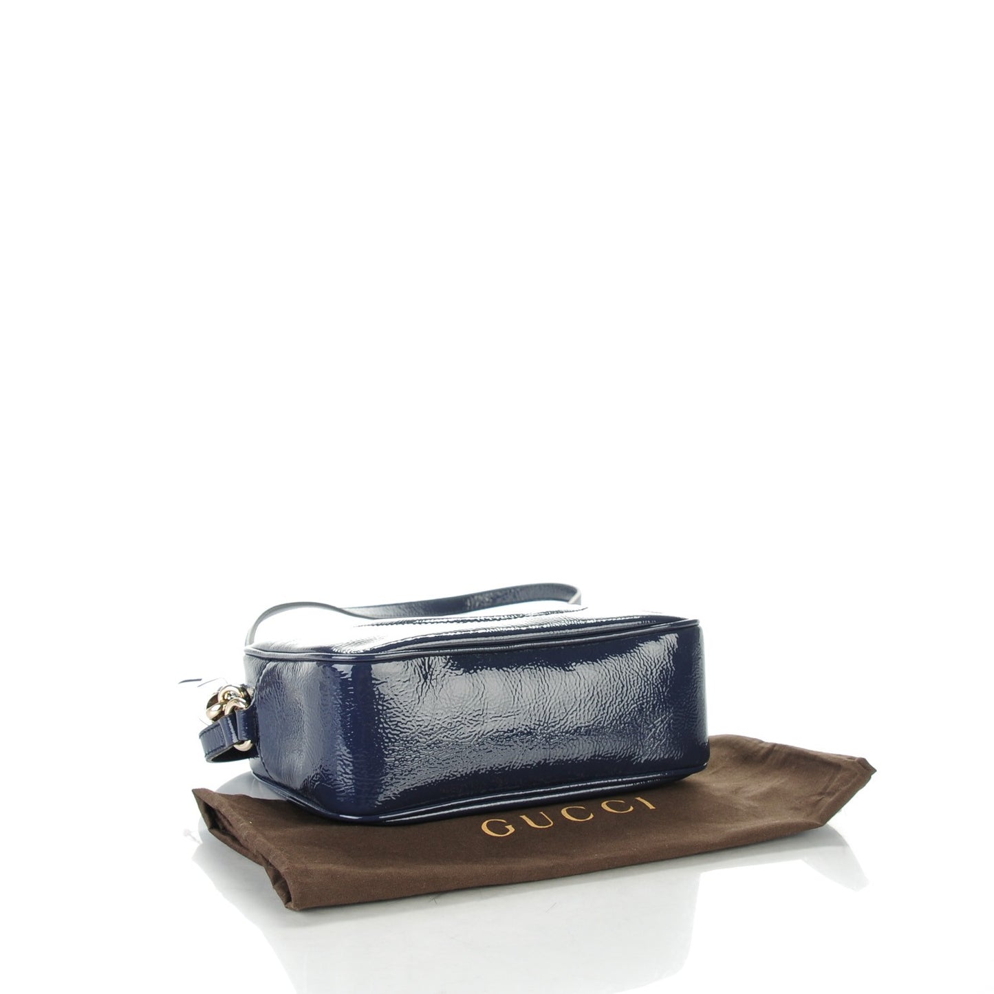 Vernice Naplack Small Soho Disco Bag Uniform Blue