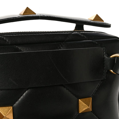 Valentino Garavani Nappa Roman Stud Crossbody Black 10 of 10