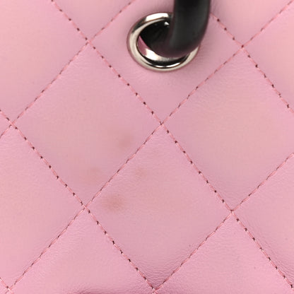 Chanel Calfskin Quilted Medium Cambon Tote Pink Black 12 of 14