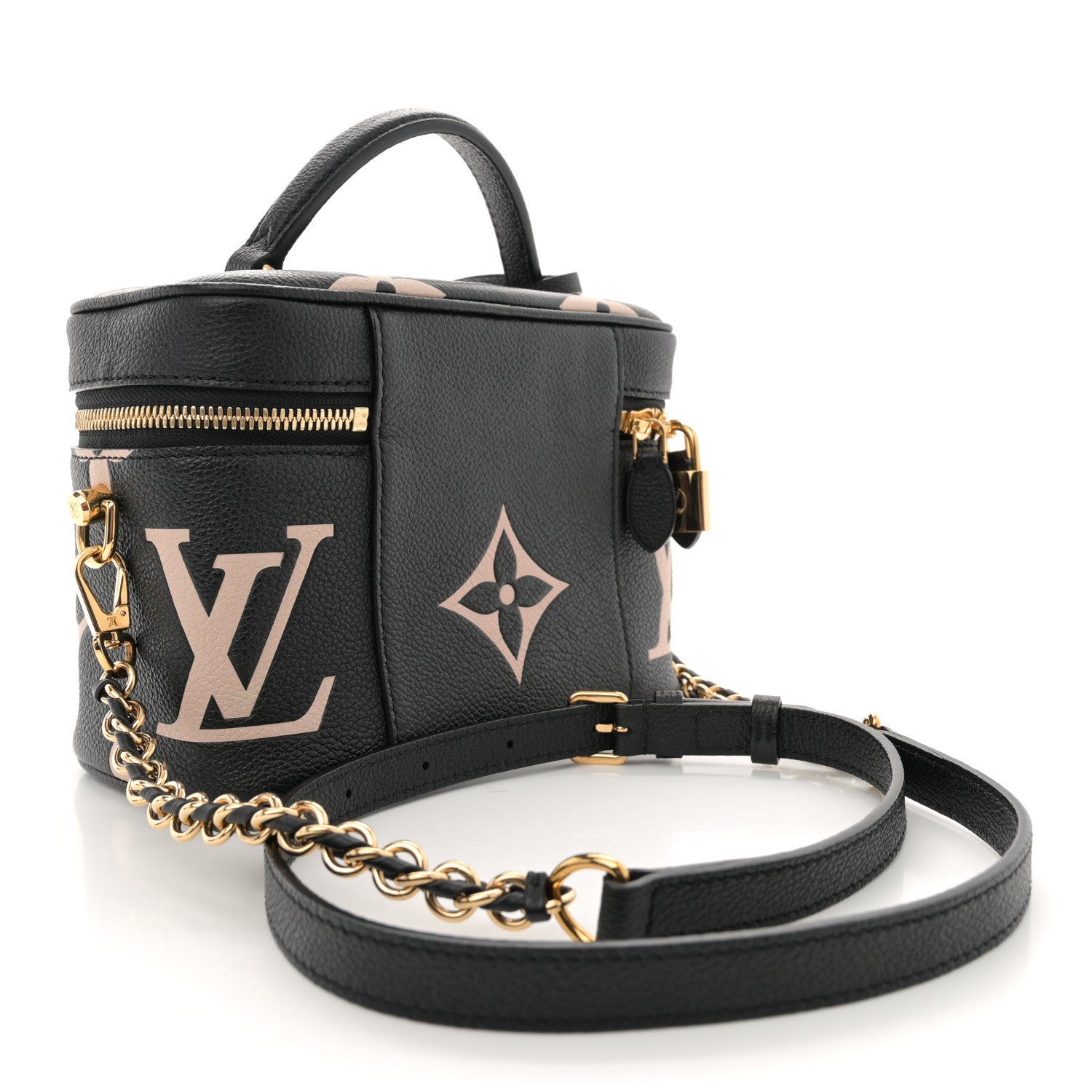 Louis Vuitton Empreinte Monogram Giant Vanity PM Black Beige 3 of 9