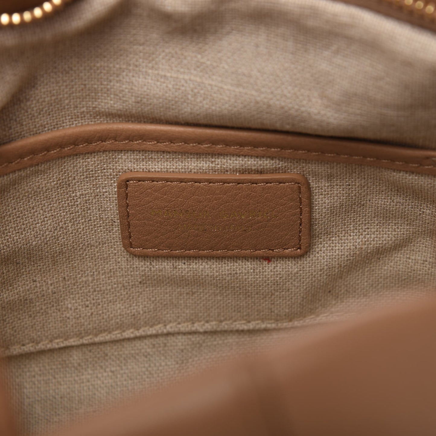 Calfskin Mini Tulipano Bag Nocciola