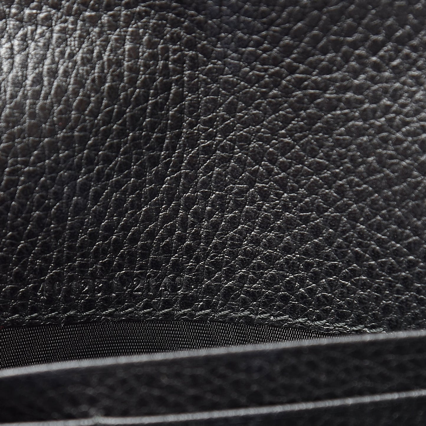 Calfskin Mini Dionysus Chain Wallet Black