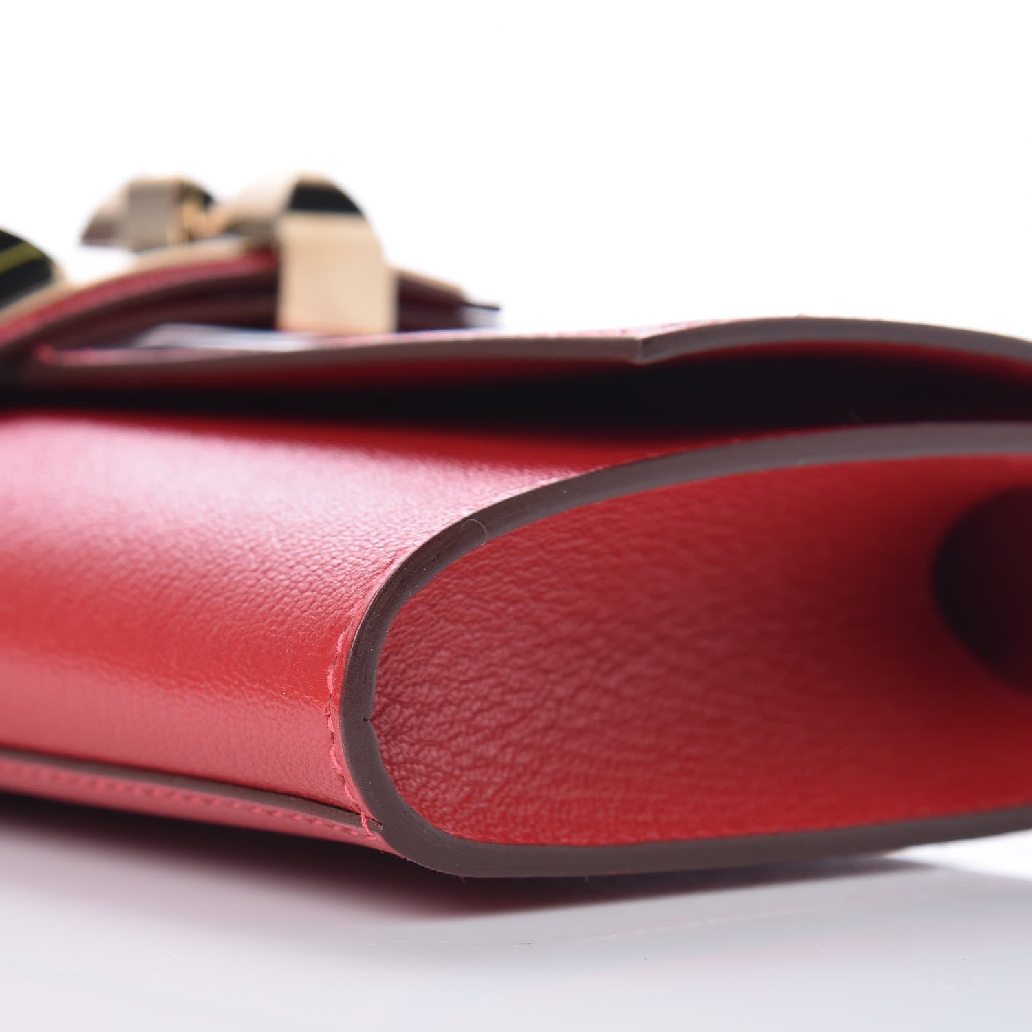 Hermes Chevre Mysore Medor 23 Clutch Rouge Casaque 9 of 11