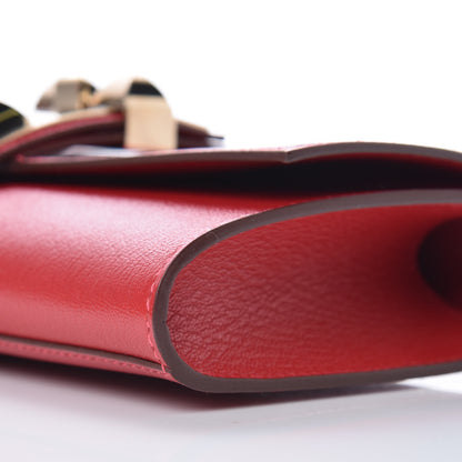 Hermes Chevre Mysore Medor 23 Clutch Rouge Casaque 9 of 11