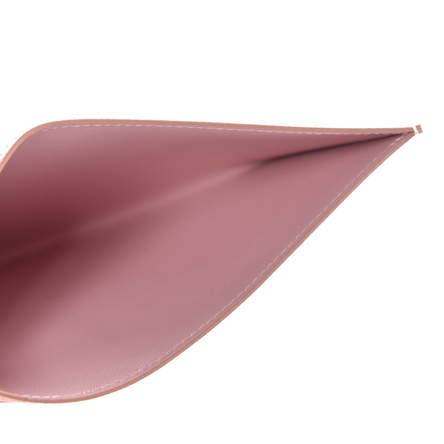 Calfskin Felicie Card Holder Insert Rose Ballerine