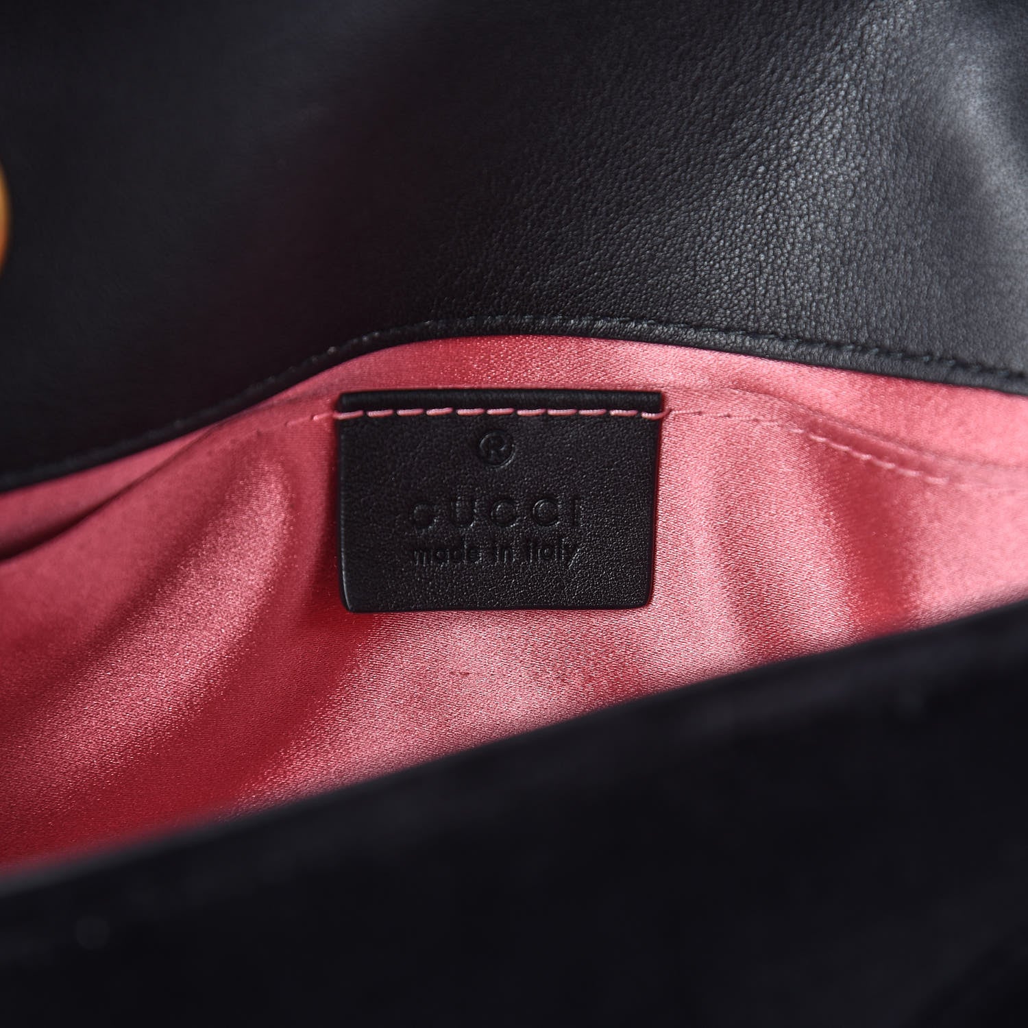 Gucci Velvet Matelasse Mini GG Marmont Shoulder Bag Black 8 of 13