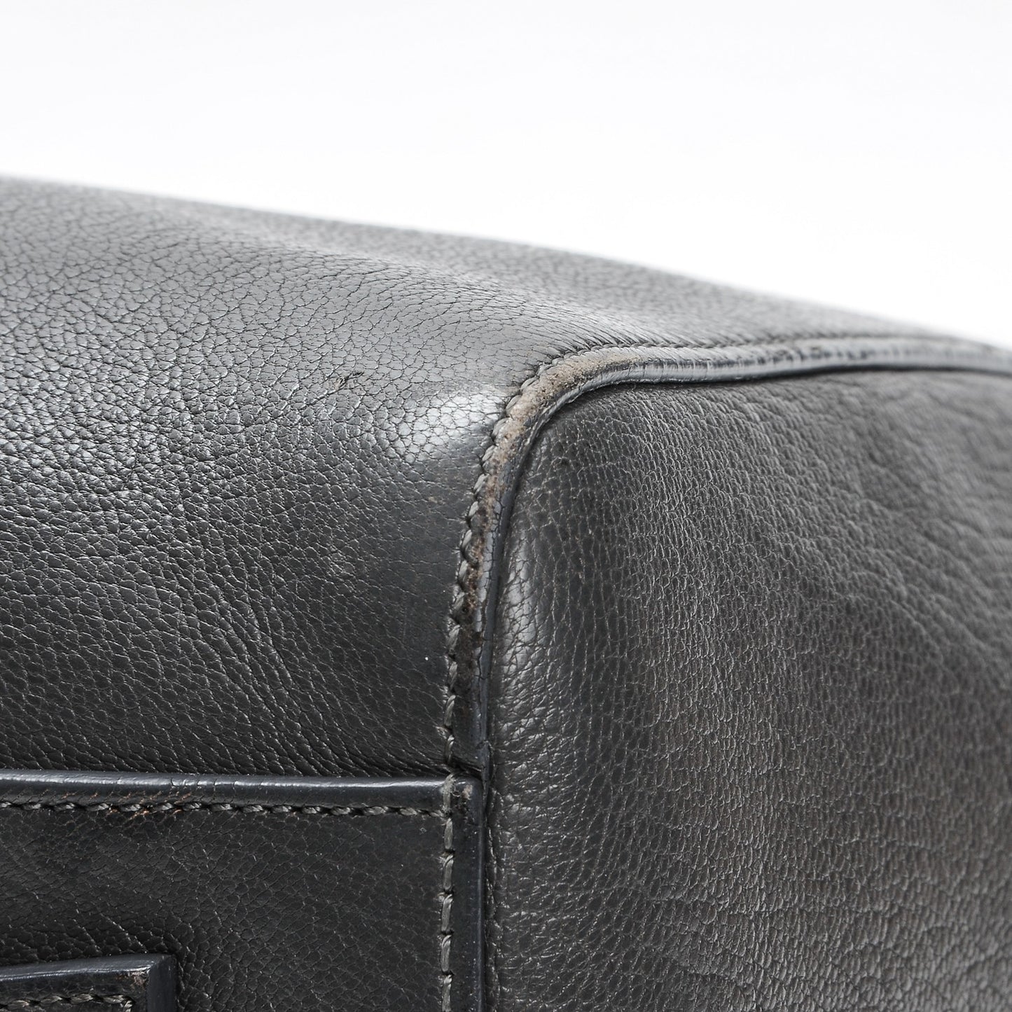 Sugar Goatskin Medium Antigona Dark Grey
