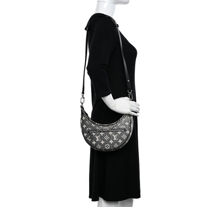 Louis Vuitton Monogram Jacquard Denim Loop Black 2 of 9