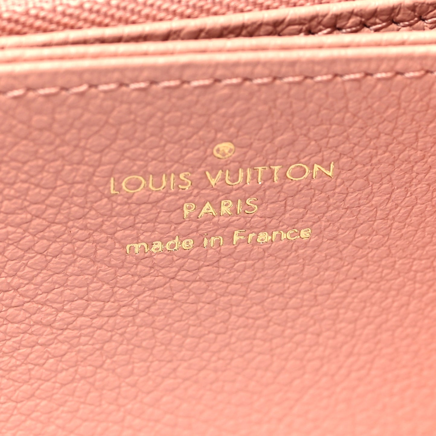 Empreinte Monogram Giant Zippy Wallet Rose Trianon Creme