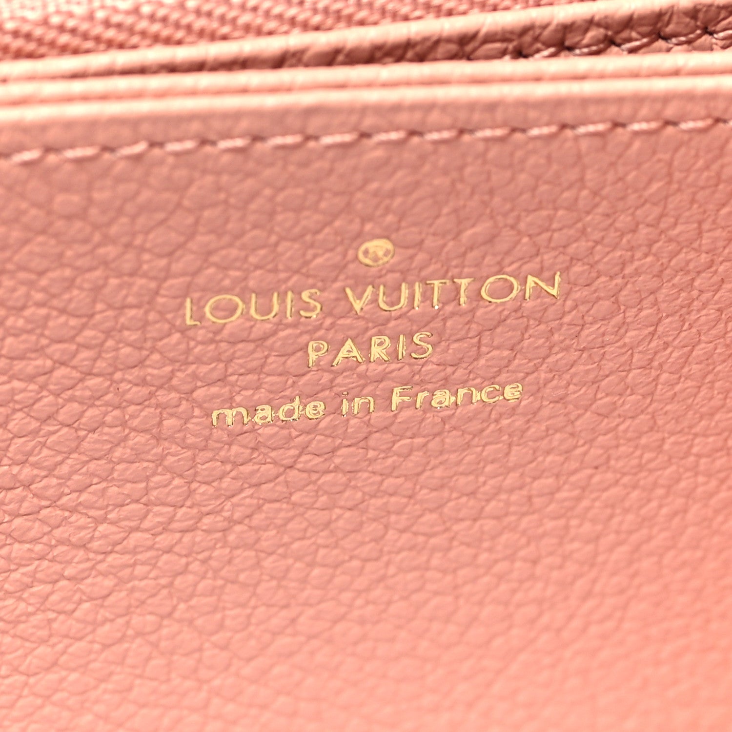 Louis Vuitton Empreinte Monogram Giant Zippy Wallet Rose Trianon Creme 6 of 7