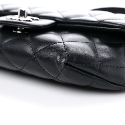 Chanel Calfskin Quilted CC Uniform Flap Belt Bag Black 9 of 15