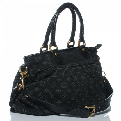Louis Vuitton Denim Neo Cabby MM Black 3 of 7